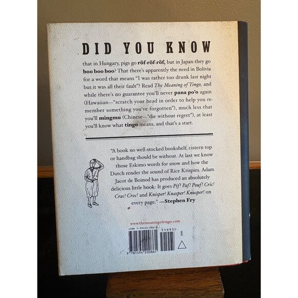 The Meaning Of Tingo By Adam Jacot De Boinod Hardcover 2006 The Penguin Press - Picture 4 of 14